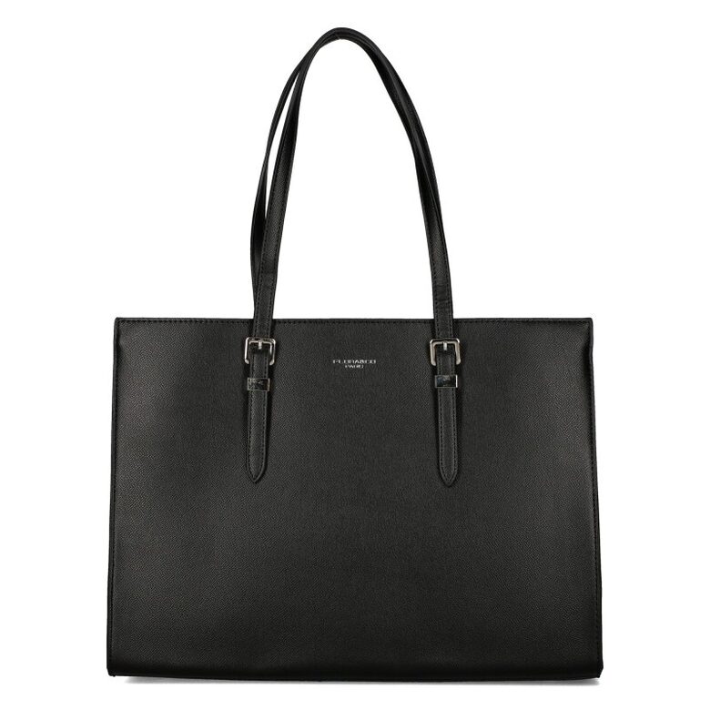 Flora&Co liela, melna sieviešu soma